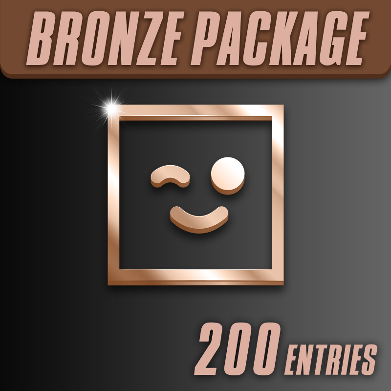 VIP 200 Total Entries- 3x Multiplier + 50 Bonus