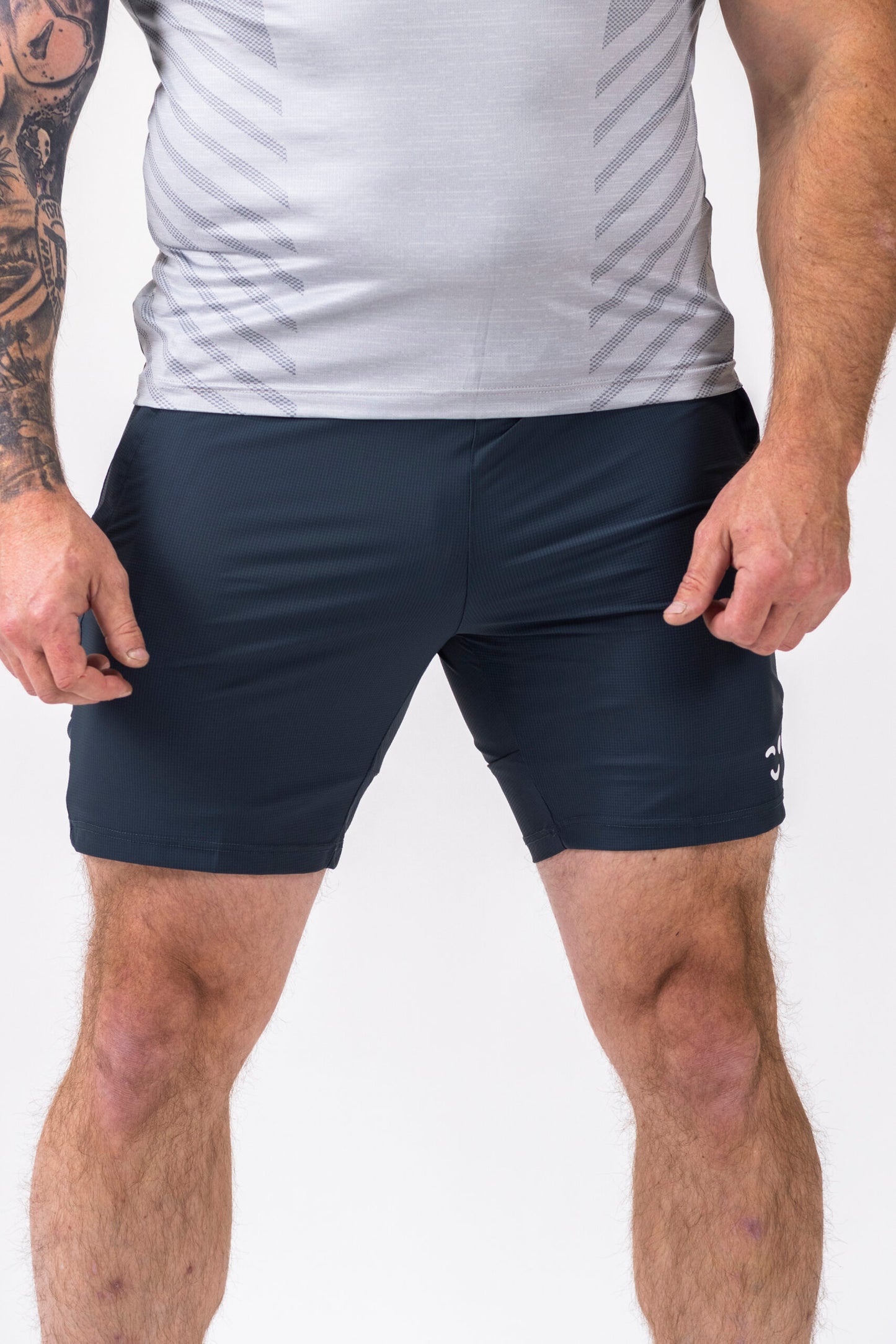 Power Short- Fog Blue