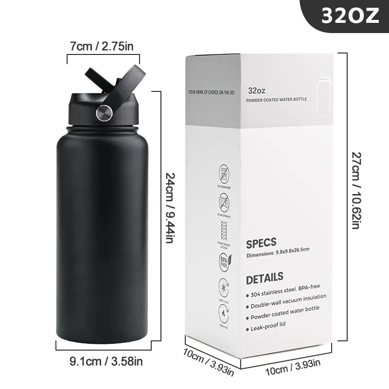 Stainless Steel Thermal Water Bottle- 1 Liter