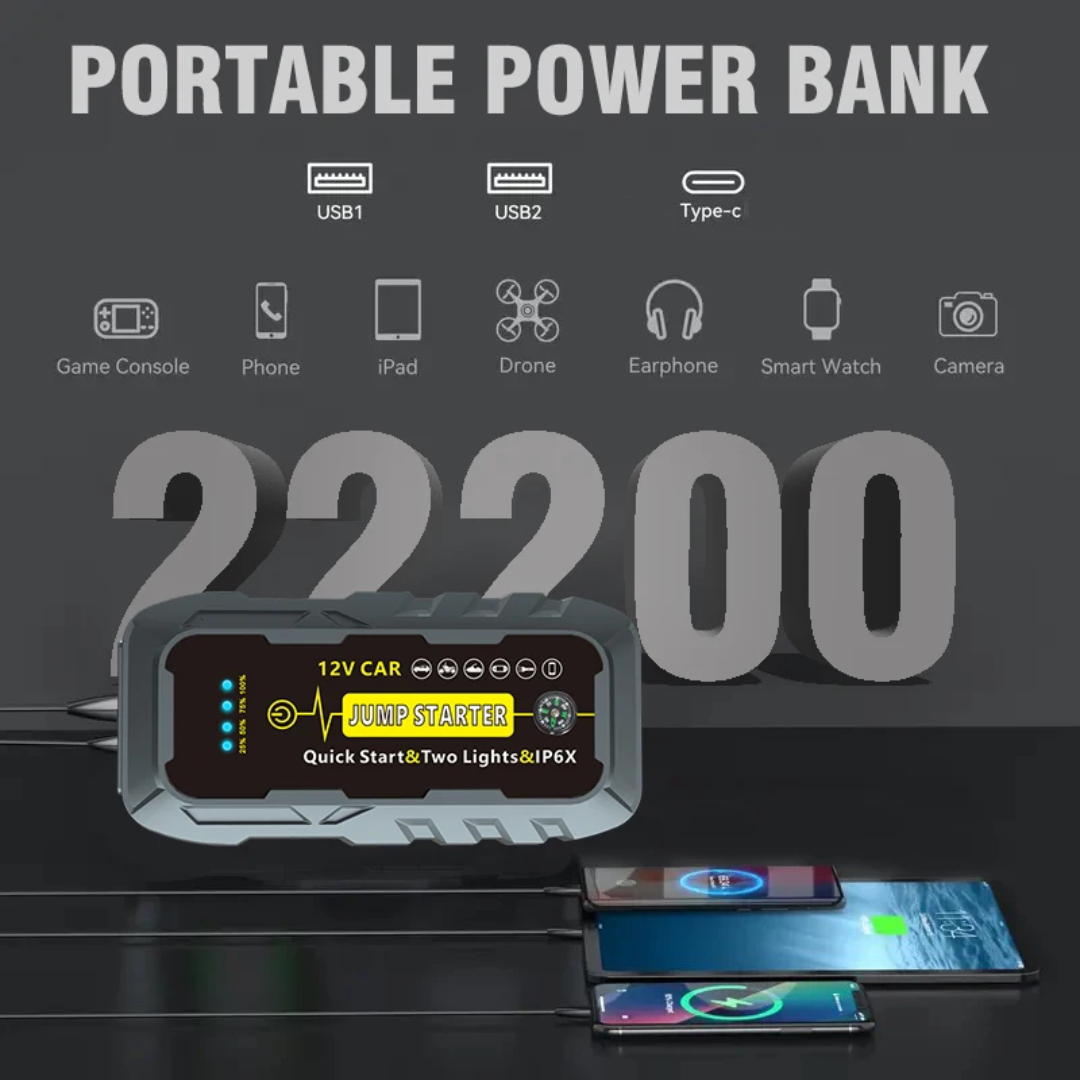 Jump Starter- 2000A (Ships Early Oct)
