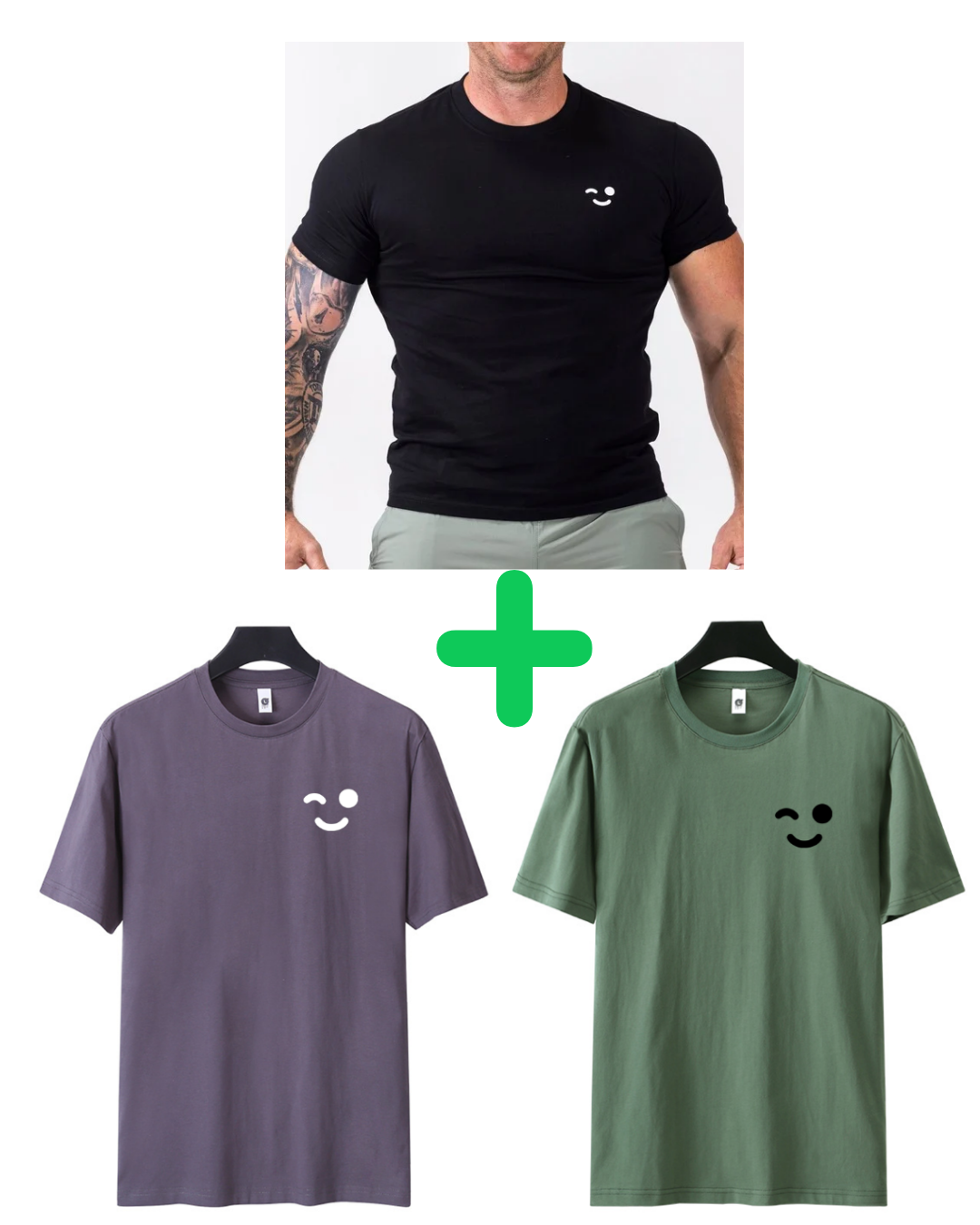 Men's Classic Cotton T-Shirt Bundle- 450 ENTRIES
