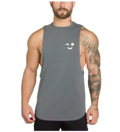 Arm Day Tank- Gray