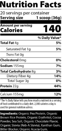 Prime Plant Protein- Chocolate