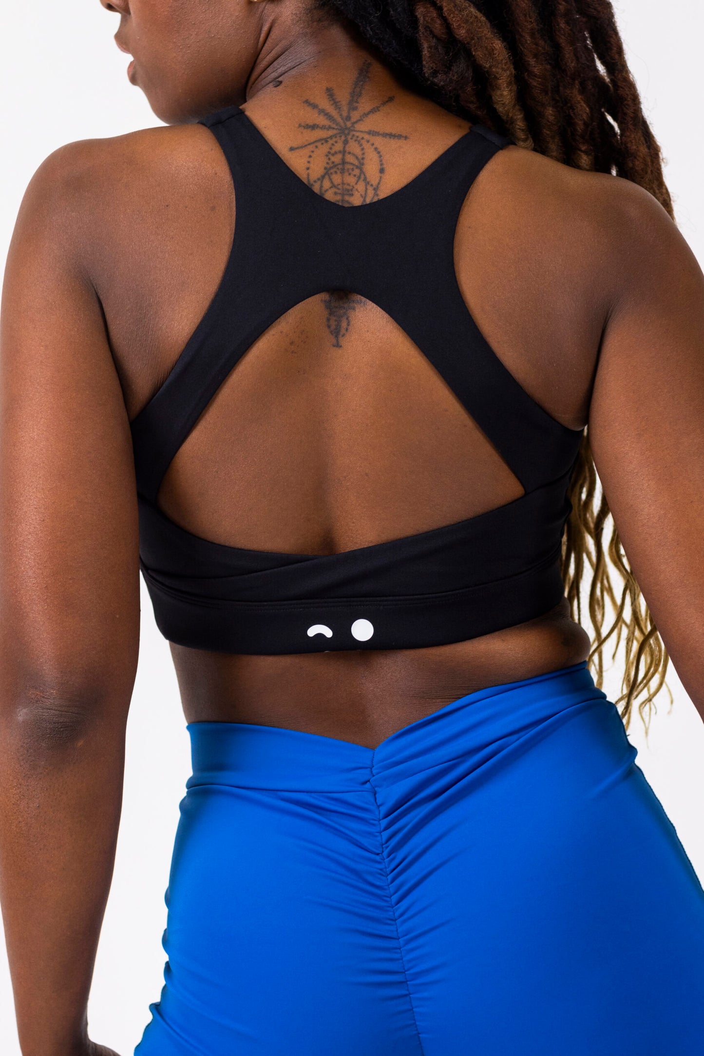 Longline Sport Bra- Black