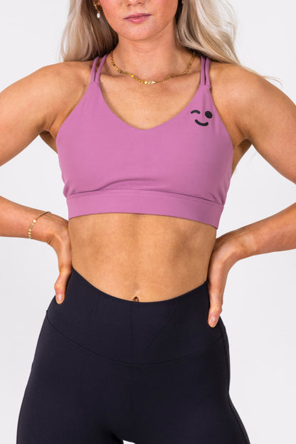 Flirt Sport Bra-Velvet Pink