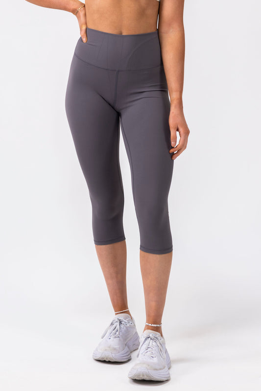 Capri Legging- Dark Grey