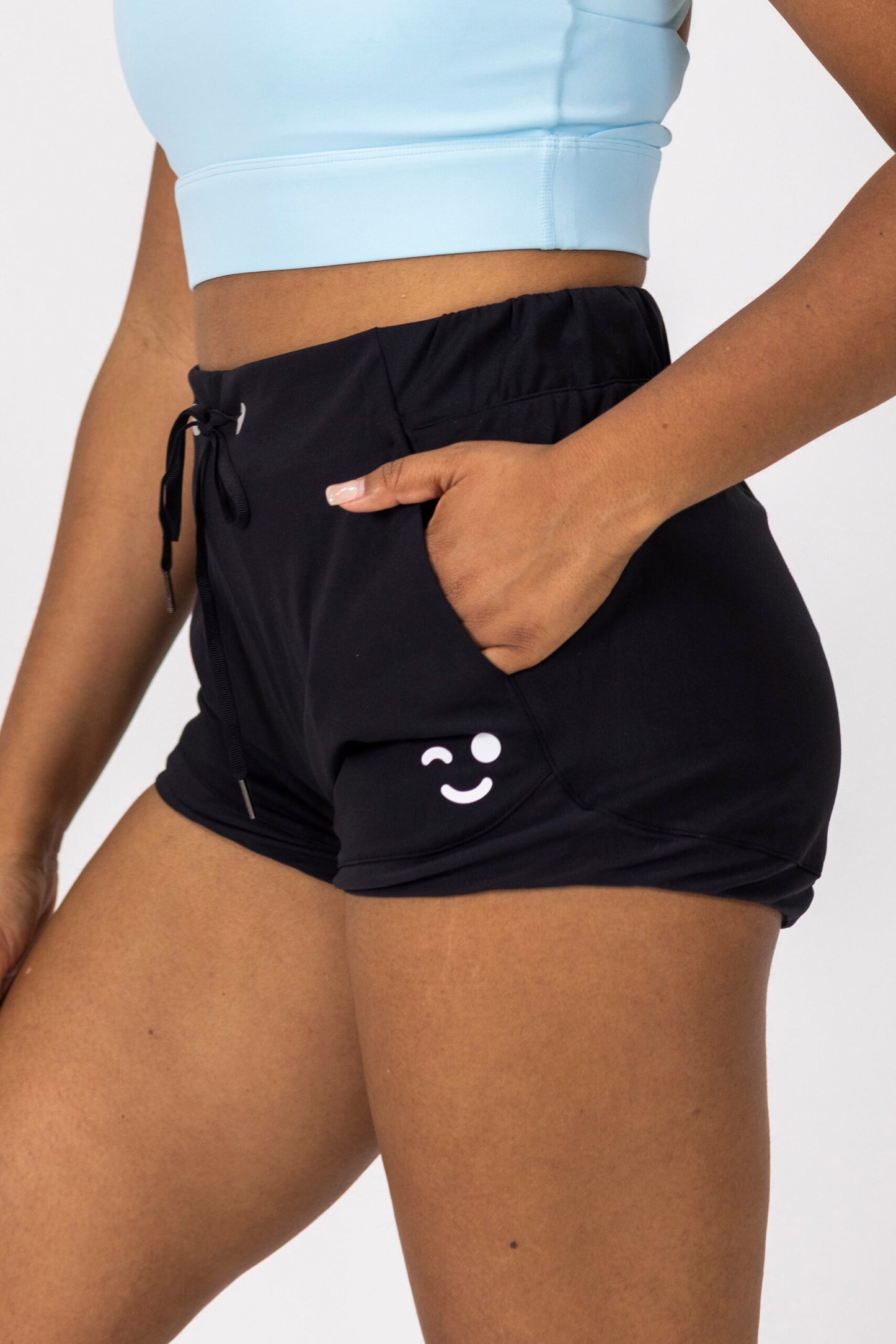 Relaxed Yoga Short-Black