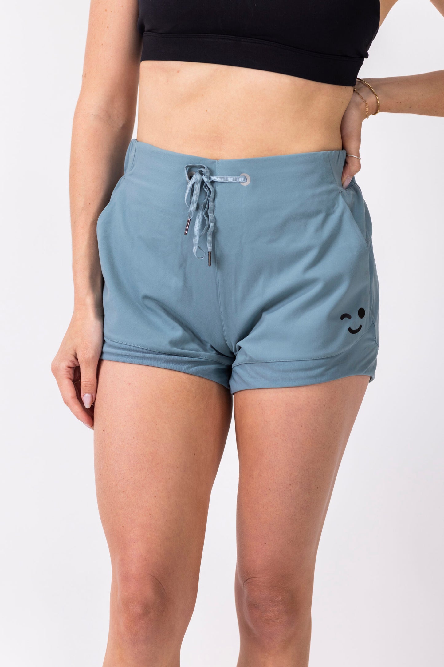 Relaxed Yoga Short-Scallion Green