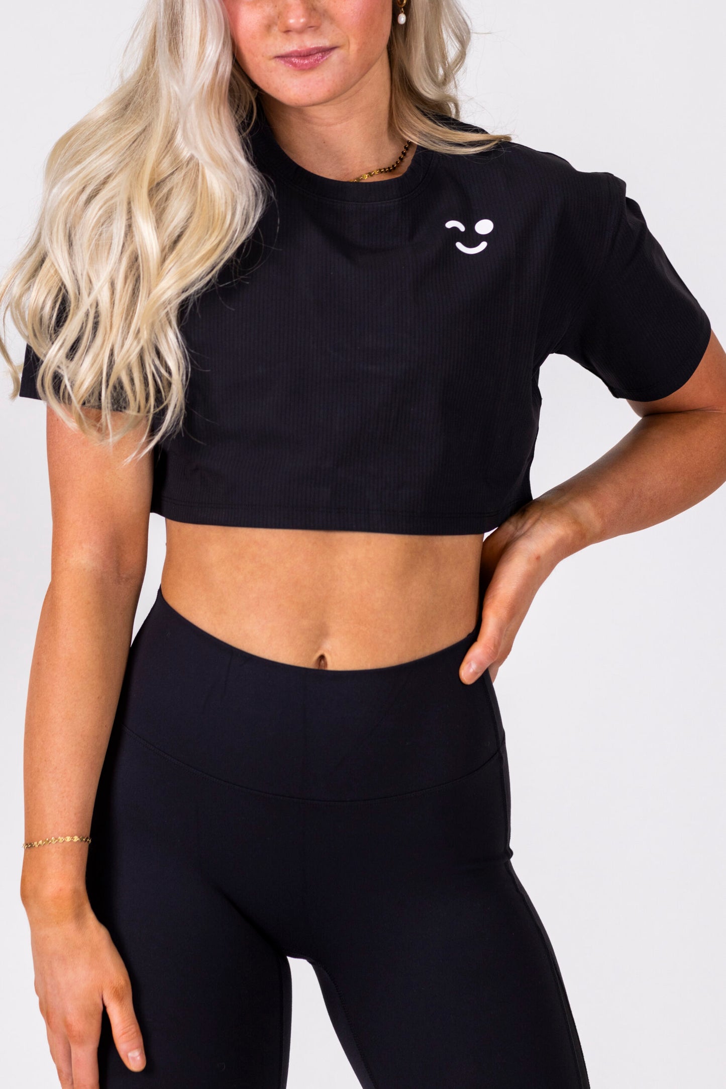 Super Crop Top- Black