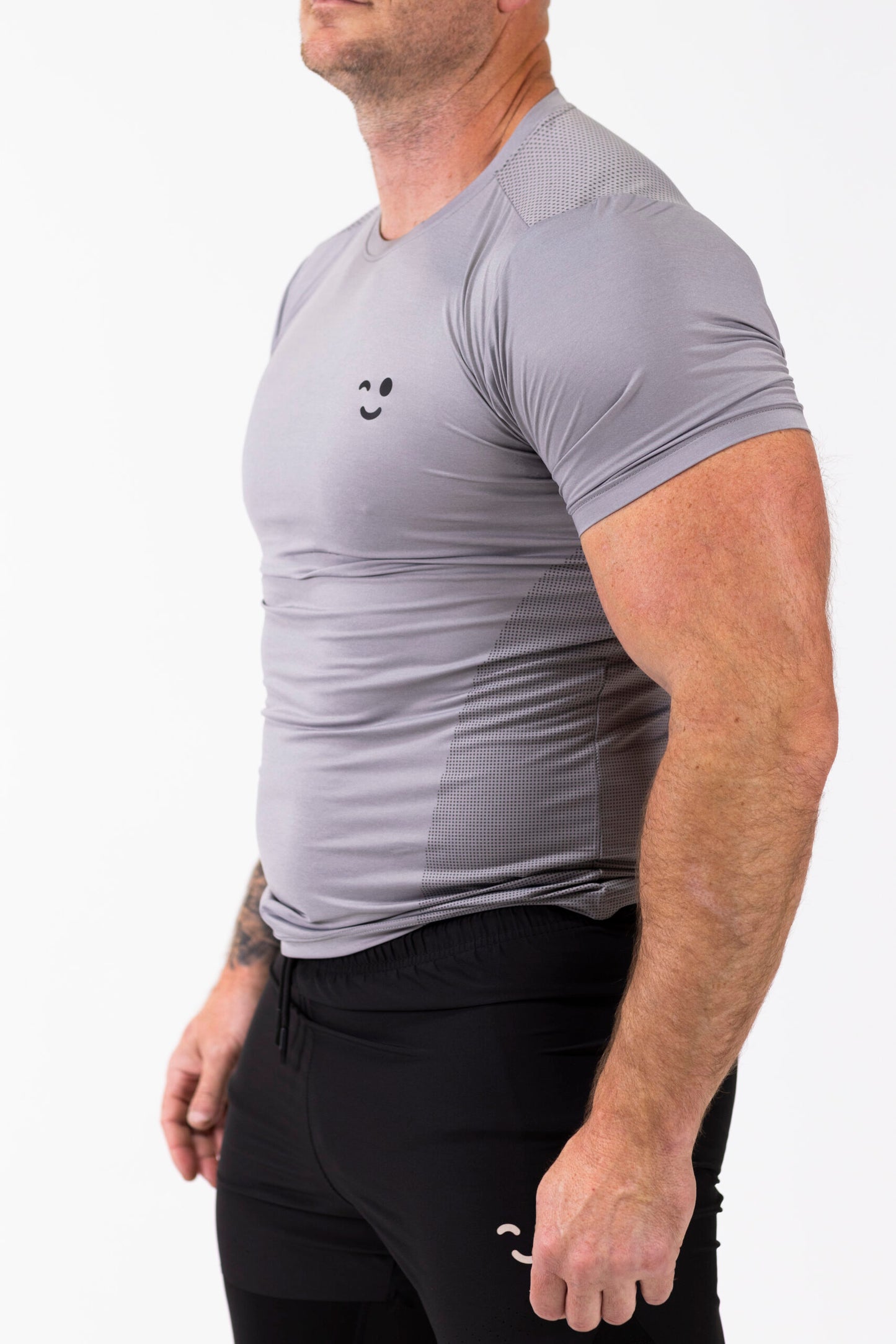 Gains Compression Shirt- Grey