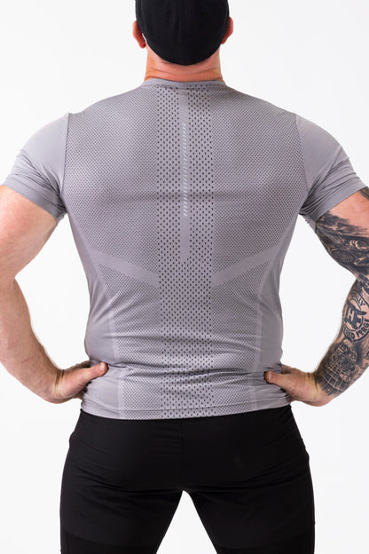 Gains Compression Shirt- Grey