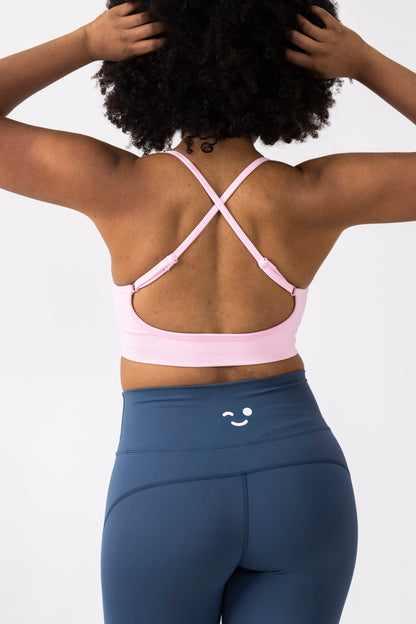 Super Seamless Sport Bra- Pink