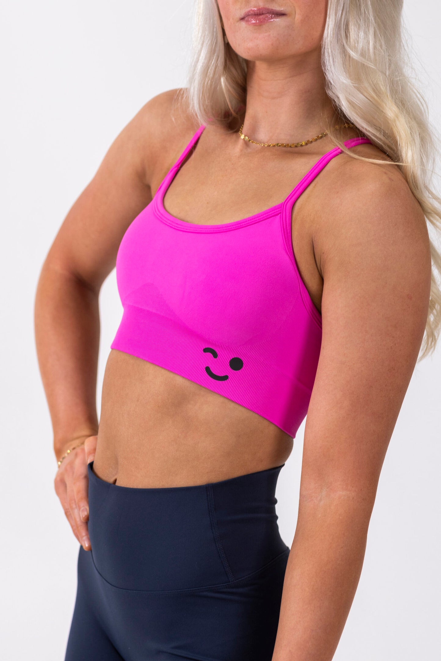 Super Seamless Sport Bra- Rose Red