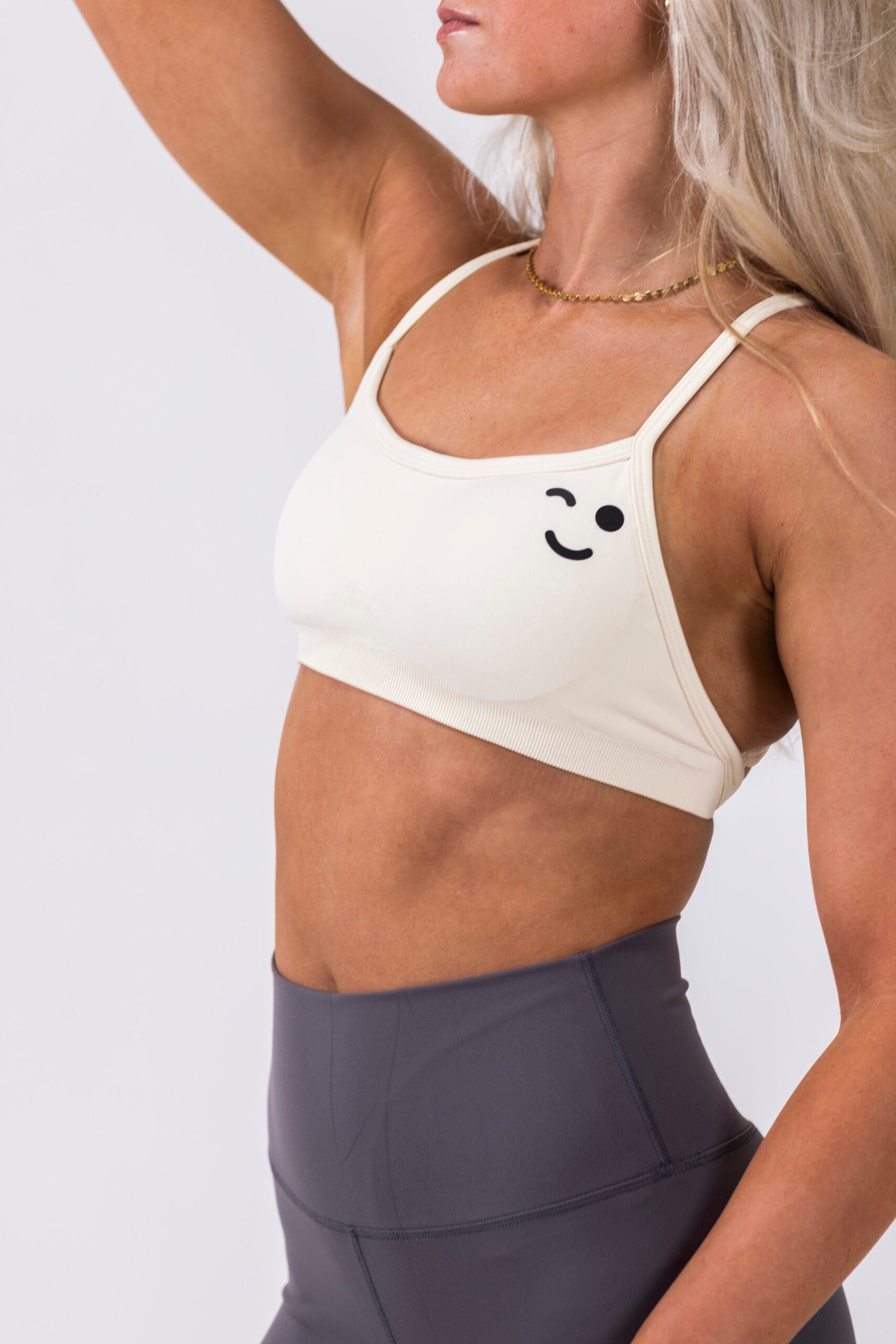 Bandeau Seamless Sport Bra- Off White