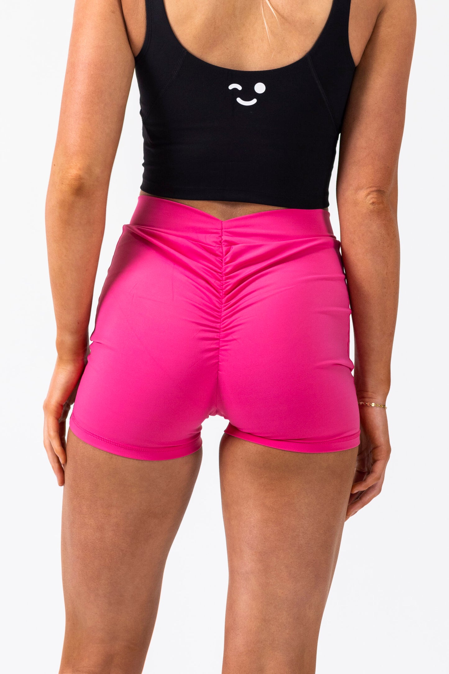 Crossover Short-Peach Pink