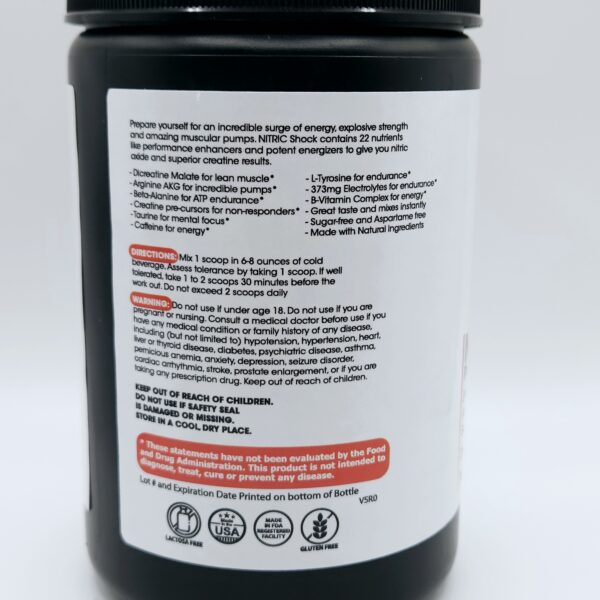 Nitric Shock Pre-Workout- Fruit Punch