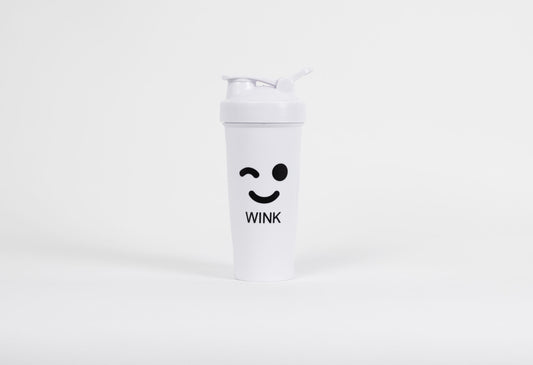 Shaker Bottle-White-20 oz