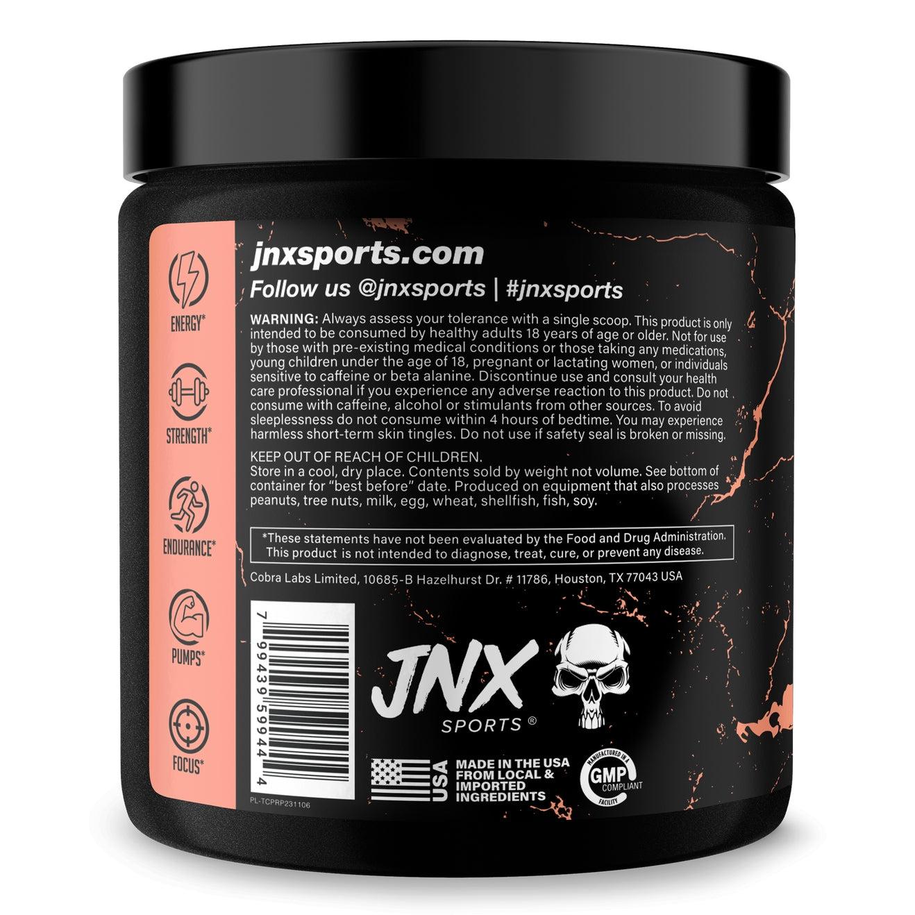 Peach Rings- Pre-Workout- 50 Servings
