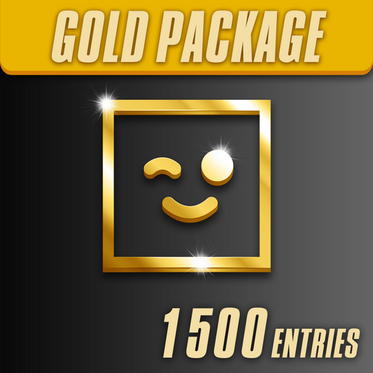 VIP 1,500 Total Entries- 5X Multiplier+ 750 Bonus