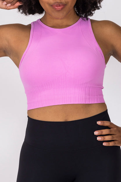 Elegant Seamless Sport Bra-Rose Pink